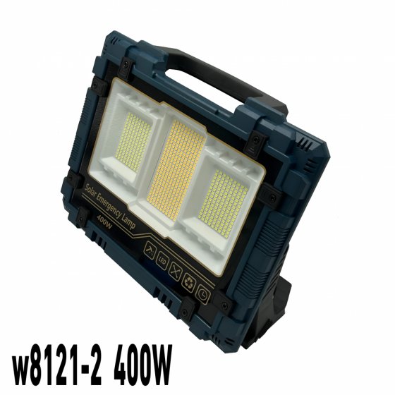 چراغ پروژکتور شارژی خورشیدی 400 وات اسمال سان W8121-2