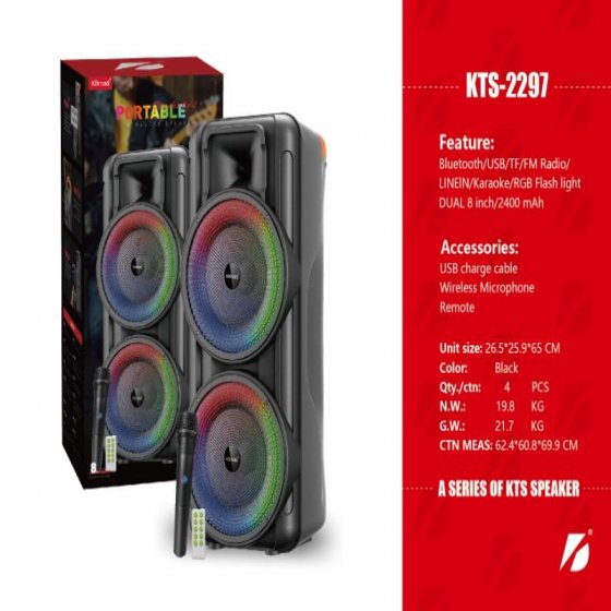 اسپیکر قابل حمل kts 2297