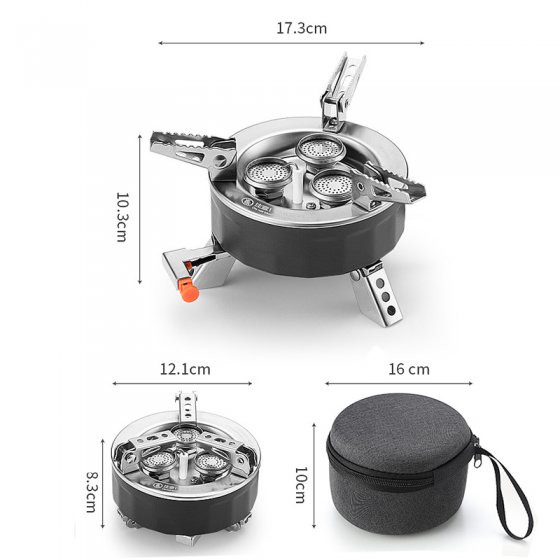 اجاق گاز کوهنوردی قابل حمل Edbird مدل M-3D | تاشو، قدرتمند و مناسب کمپینگ