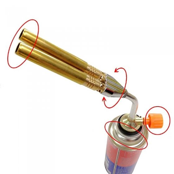 تورچ دو لول کمپو مدل SLL-820 – شعله متمرکز و حرفه‌ای