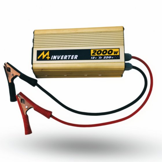 مبدل برق خودرو ۱۲ به ۲۲۰ ولت ام پلاس inverter mplus 2000W