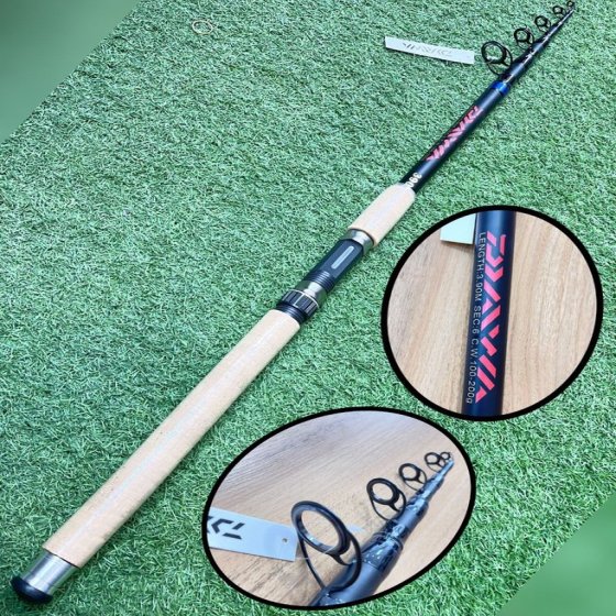 چوب ماهیگیری تلسکوپی دایوا دسته‌بلند سایز 3.9 متر