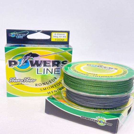 نخ ماهیگیری ابریشم POWERS LINE طول 100 متر | سایز 0.50