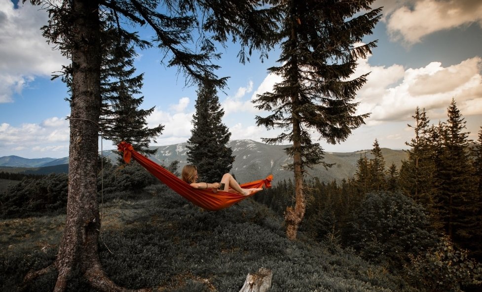ننو توری تخت آویز بدون گره Hammock ننو توری تخت آویز