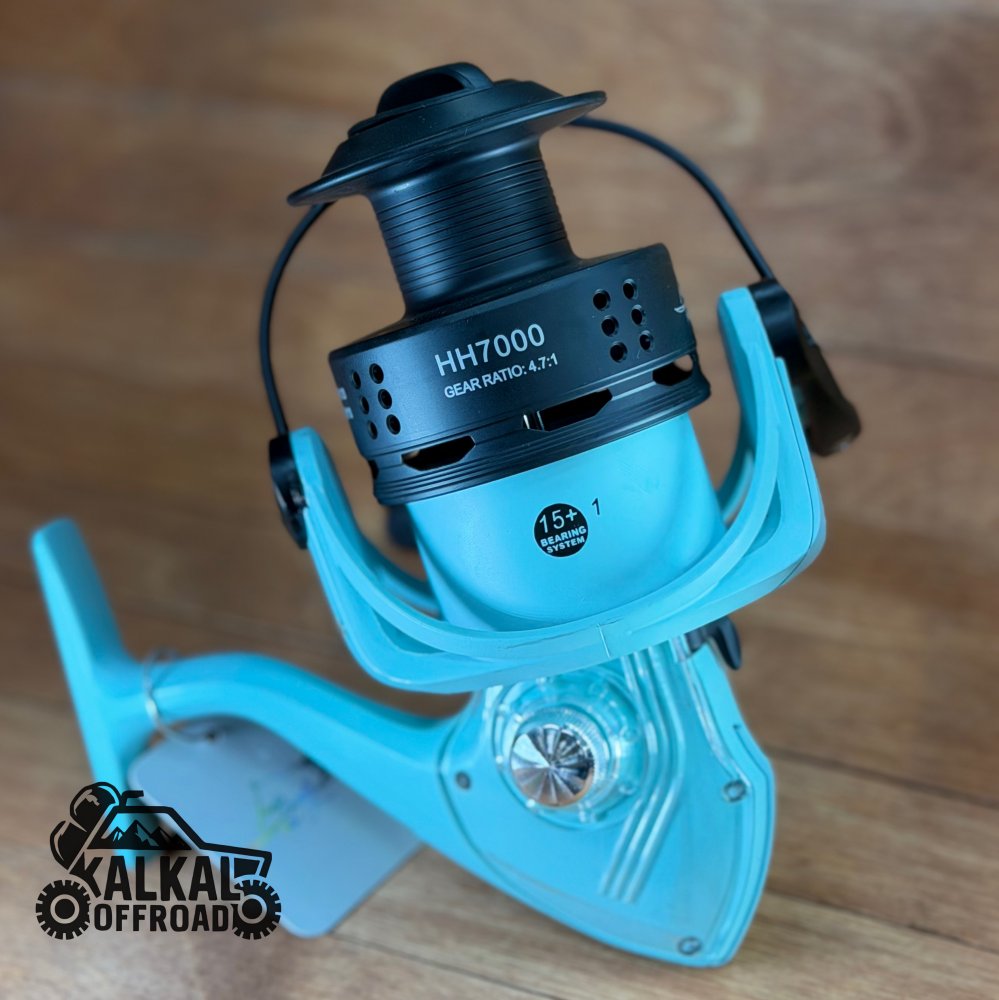 چرخ ماهیگیری هونگ ژیانگ مدل HH7000 اسپول فلزی چرخ ماهیگیری هونگ ژیانگ مدل HH7000 اسپول فلزی