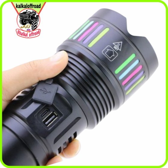 سوکت شارژ چراغ قوه چراغ قوه رولینگ W512