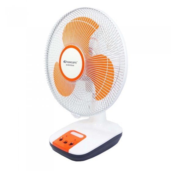 پنکه شارژی رومیزی 12 اینچ کامی سیف مدل KM-F0102 KAMISAFE