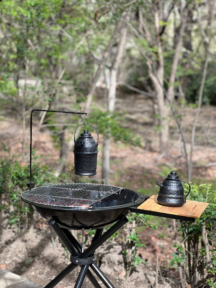 باربیکیو ذغالی قابل حمل مدل هامون ارتفاع قابل تنظیم باربیکیو ذغالی قابل حمل مدل هامون ارتفاع قابل تنظیم