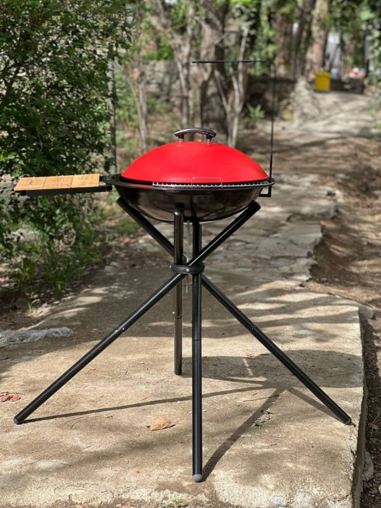 باربیکیو ذغالی قابل حمل مدل هامون ارتفاع قابل تنظیم باربیکیو ذغالی قابل حمل مدل هامون ارتفاع قابل تنظیم